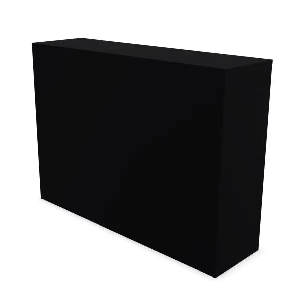 Szafka biurowa przesuwna EASY SPACE CABINET S 3-OH 160cm czarna zamykana I sklep meblowy MIRAT.