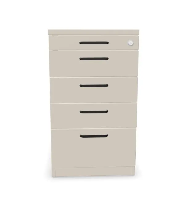 Kontenerek biurowy EASY SPACE 4D PB 43cm kaszmirowy do biura I sklep meblowy MIRAT.