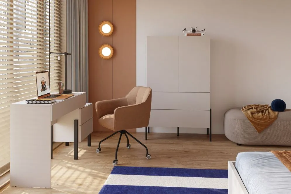 Komoda wysoka JUKON 2D2S 90cm kaszmirowa na metalowych nogach I sklep meblowy MIRAT.