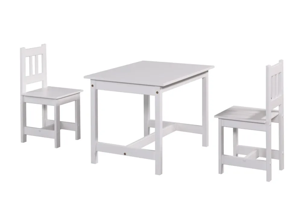 Biały drewniany stolik dla dziecka polskiej produkcji JUNIOR