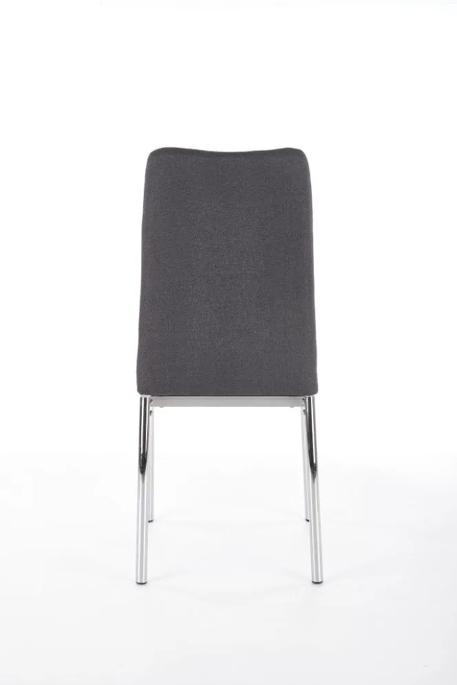 Krzesło K309 ciemno szare na chromowanych nogach | MIRAT. w stylu kolekcja