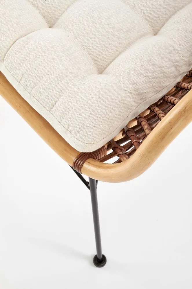 Krzesło K336 rattanowe z poduszką | MIRAT. w stylu LOFT, VINTAGE kolekcja