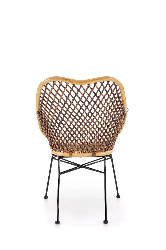 Krzesło K336 rattanowe z poduszką | MIRAT. w stylu LOFT, VINTAGE kolekcja