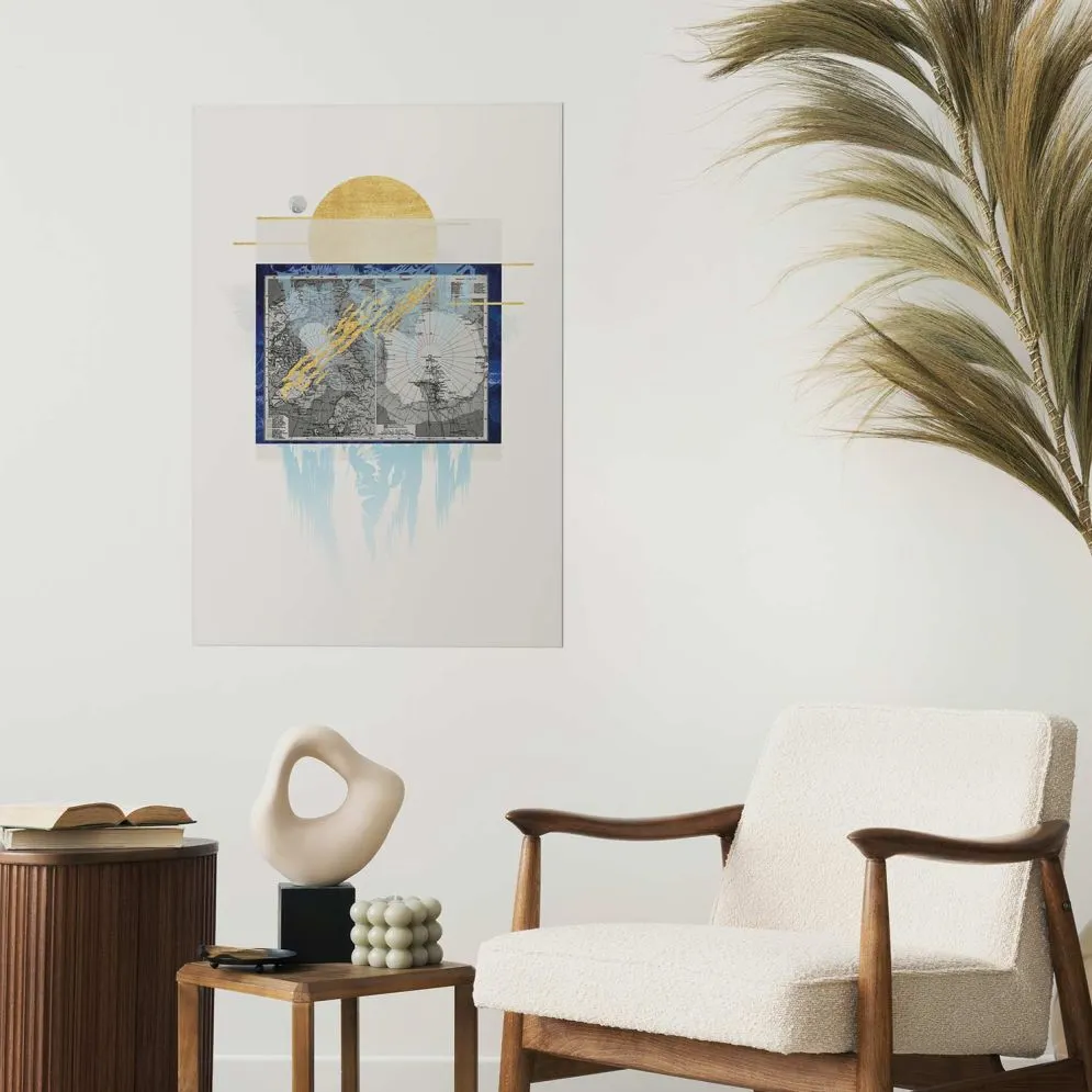 Plakat Antarktyda 60x90cm bez ramy bez marginesu | MIRAT.  kolekcja k-C-0091-ao-a