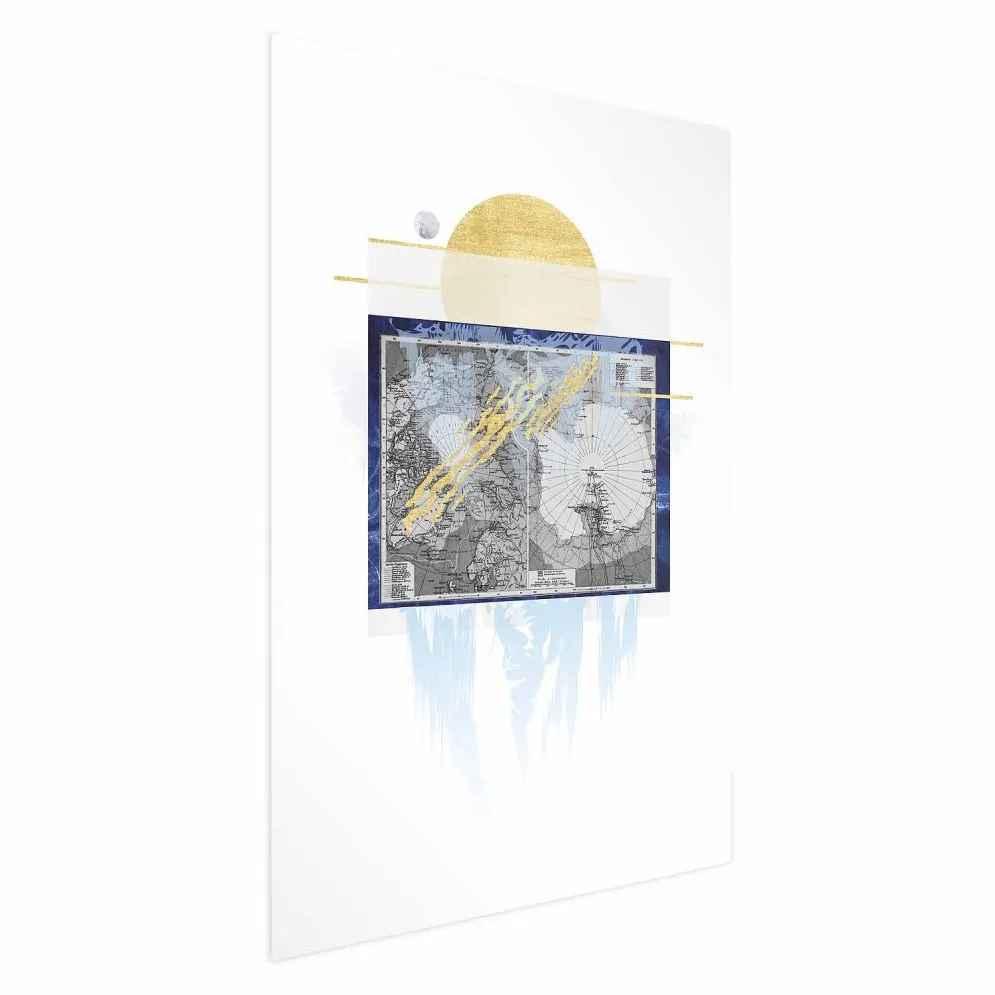 Plakat Antarktyda 60x90cm bez ramy bez marginesu | MIRAT.  kolekcja k-C-0091-ao-a