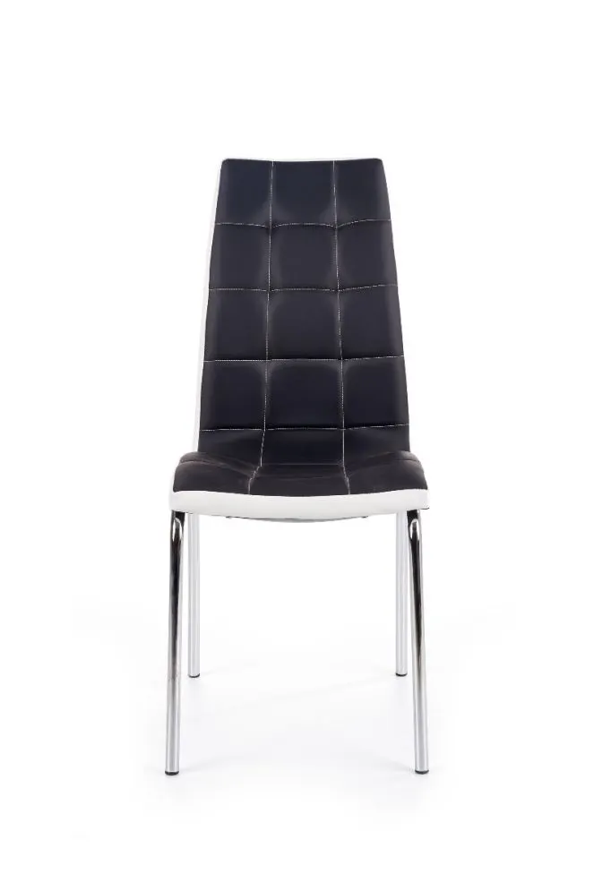 Krzesło K184 czarne/białe tapicerowane do jadalni Halmar | MIRAT. w stylu kolekcja