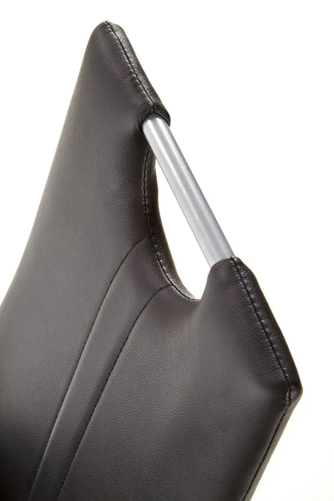 Krzesło K202 czarne metalowe nowoczesne | MIRAT.