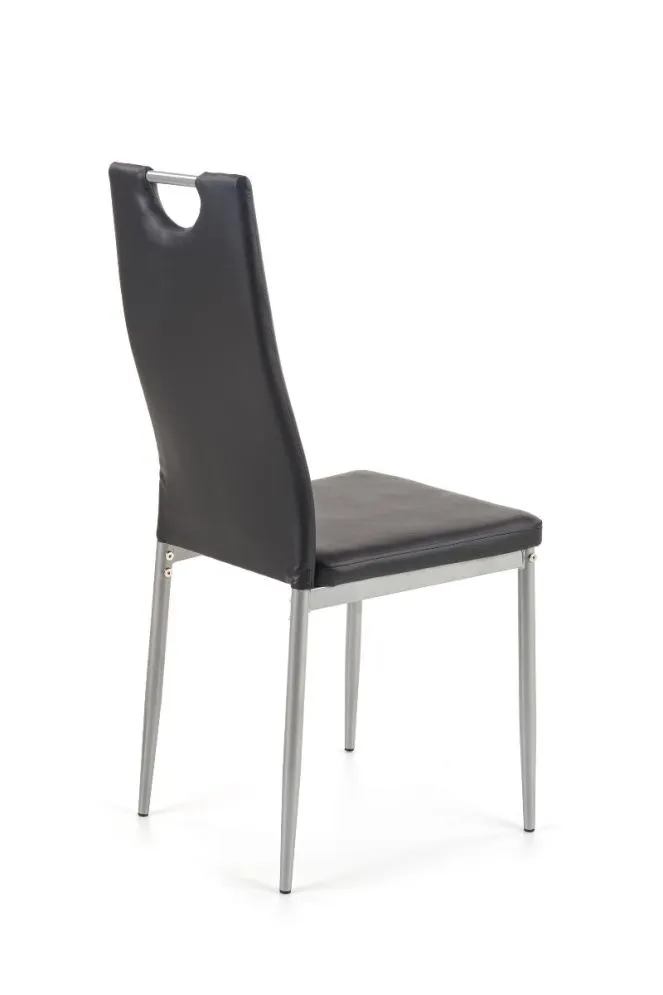 Krzesło K202 czarne metalowe nowoczesne | MIRAT.