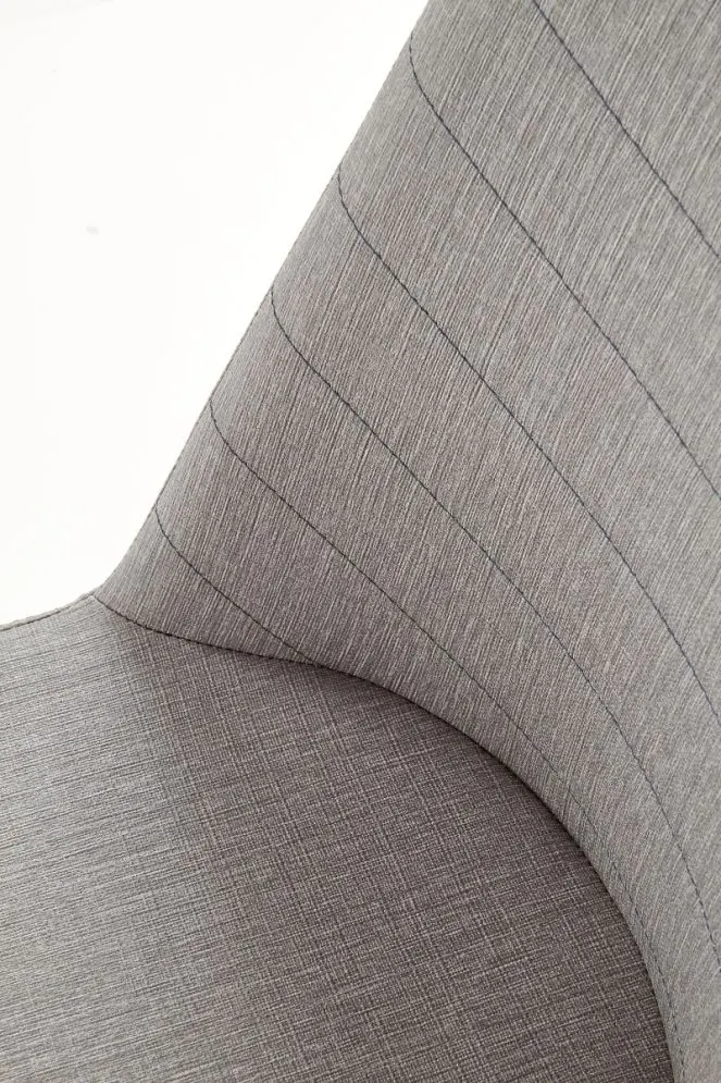 Krzesło K214 popielate/dąb miodowy metalowe nogi | MIRAT.