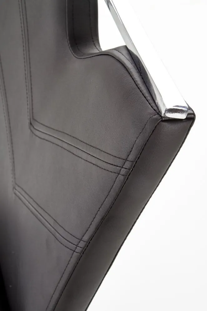 Krzesło K224 czarne nowoczesne metalowe | MIRAT.