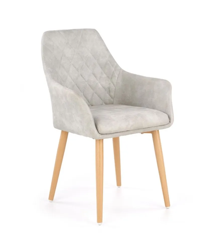 Krzesło K287 szare z metalowymi nogami | MIRAT.