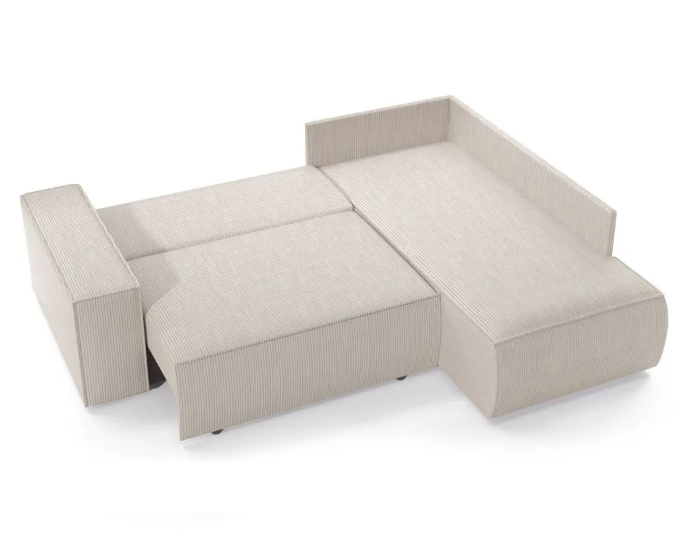 Narożnik z funkcją spania FELICIA L kremowy prawy/lewy I sklep meblowy MIRAT.