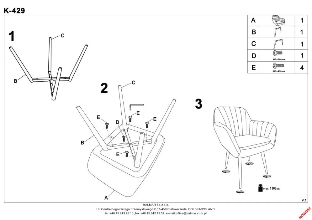 Krzesło K429 VELVET ciemnozielone tapicerowane aksamitem | MIRAT. styl GLAMOUR, LOFT