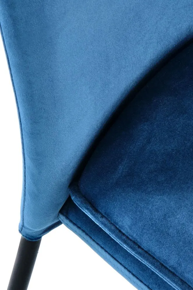 Krzesło K443 VELVET granatowe do jadalni i salonu | MIRAT. styl GLAMOUR, LOFT