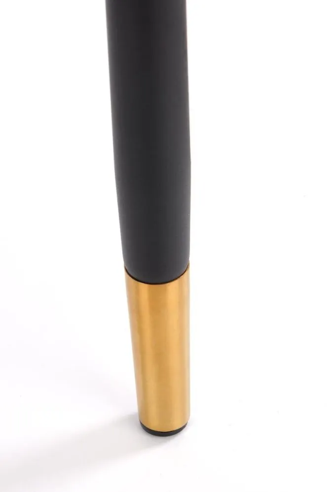 Szare krzesło K446 VELVET tapicerowane do salonu | MIRAT. styl GLAMOUR