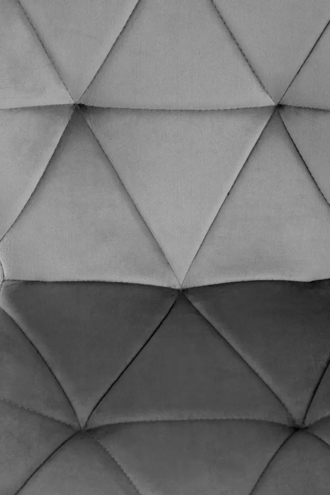 Krzesło K453 VELVET szare do jadalni i salonu w stylu glamour | MIRAT. w stylu GLAMOUR, LOFT kolekcja