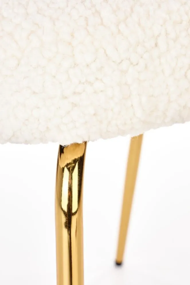 Krzesło K474 kremowe do jadalni i salonu w stylu glamour | MIRAT. w stylu GLAMOUR kolekcja