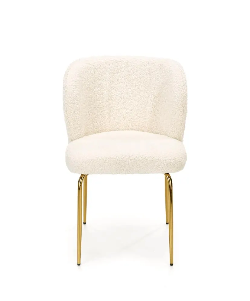 Krzesło K474 kremowe do jadalni i salonu w stylu glamour | MIRAT. w stylu GLAMOUR kolekcja