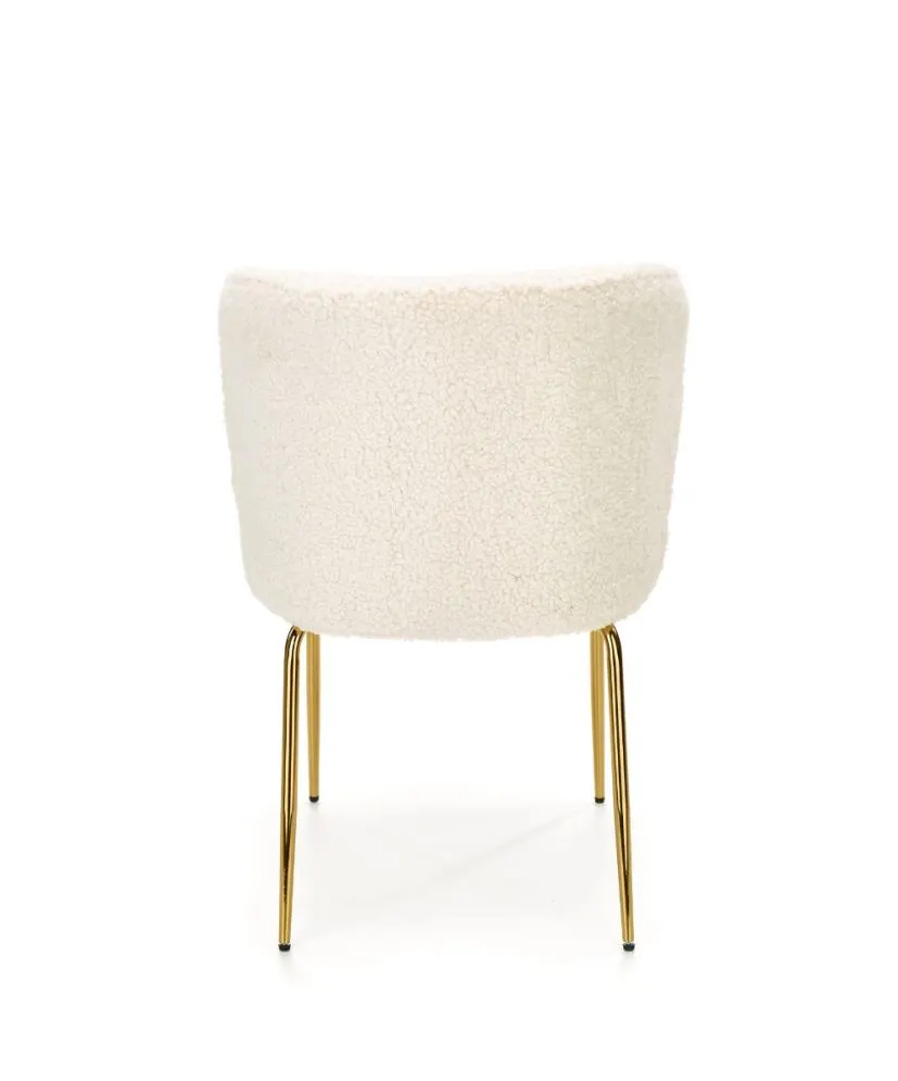 Krzesło K474 kremowe do jadalni i salonu w stylu glamour | MIRAT. w stylu GLAMOUR kolekcja