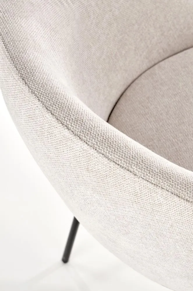 Krzesło K481 beżowe tapicerowane na metalowych nogach | MIRAT. w stylu LOFT kolekcja