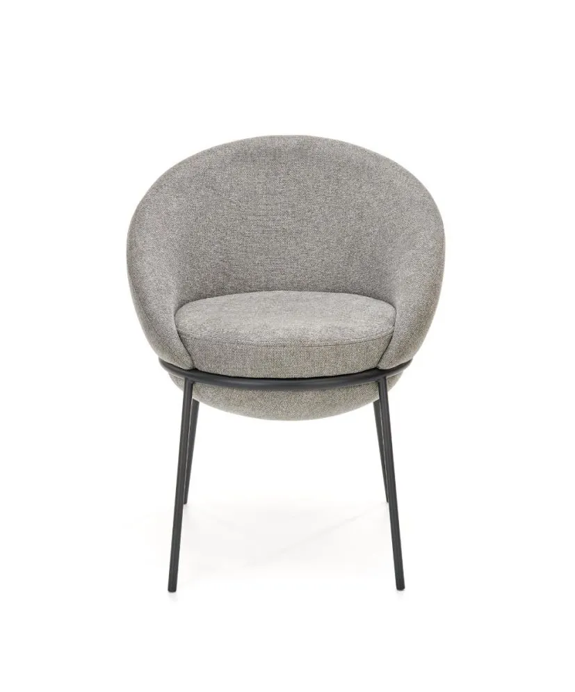 Krzesło K481 szare na metalowych nogach | MIRAT. w stylu LOFT kolekcja