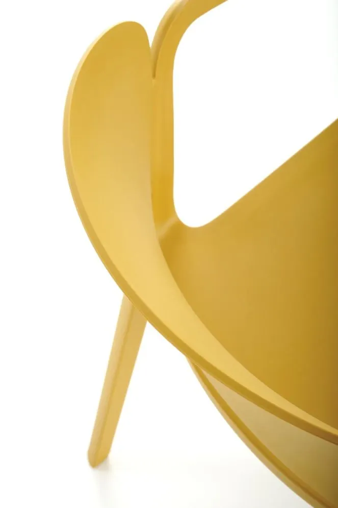 Krzesło K491 musztardowe do ogrodu I sklep meblowy MIRAT.