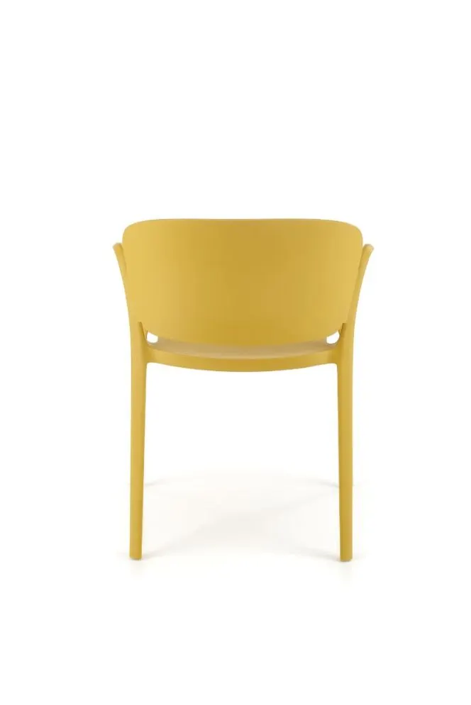 Krzesło K491 musztardowe do ogrodu I sklep meblowy MIRAT.
