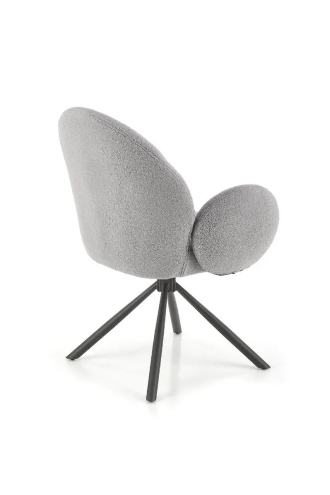 Krzesło K498 szare z podłokietnikami I sklep meblowy MIRAT.