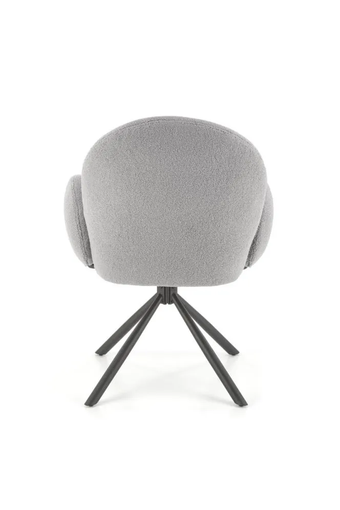 Krzesło K498 szare z podłokietnikami I sklep meblowy MIRAT.