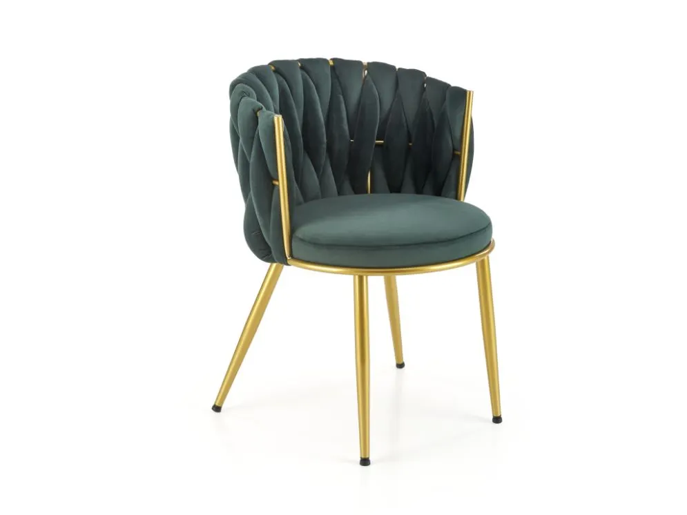 Krzesło K517 VELVET zielone w stylu glamour I sklep meblowy MIRAT. styl GLAMOUR