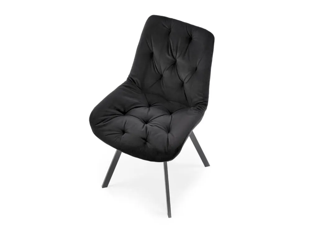 Krzesło K519 VELVET czarne w stylu loft I sklep meblowy MIRAT.