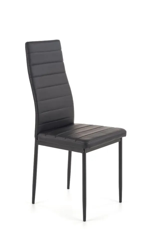 Krzesło K70 czarne tapicerowane do jadalni Halmar | MIRAT.