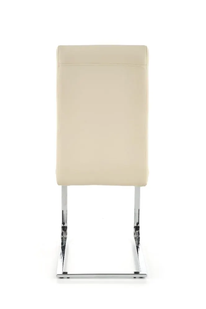 Krzesło K85 kremowe tapicerowane w nowoczesnym stylu | MIRAT.