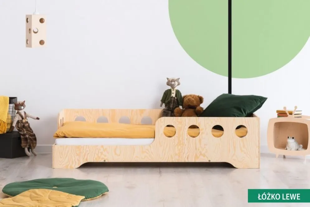 Łóżko dziecięce KIKI 5 80x160 sosna pojedyncze | MIRAT. w stylu  kolekcja