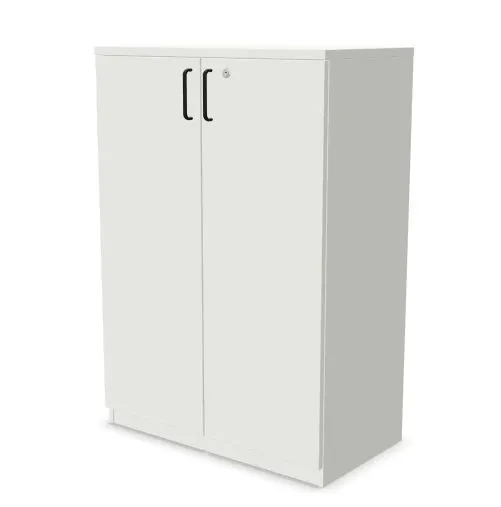 Komoda biurowa EASY SPACE CABINET H-D2 3-OH 80cm biała zamykana I sklep meblowy MIRAT.