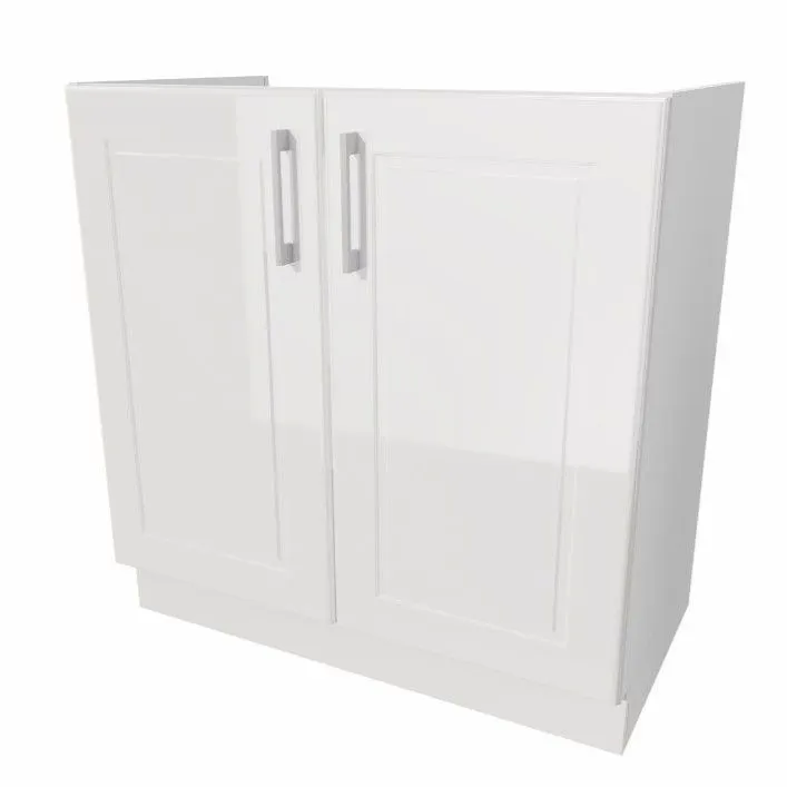 Szafka pod zlew 80 NATALIA D80 ZL biała do kuchni | MIRAT.  kolekcja NATALIA