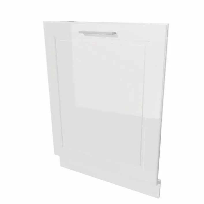 Front do zabudowy zmywarki 60 NATALIA biały z uchwytem | MIRAT.  kolekcja NATALIA