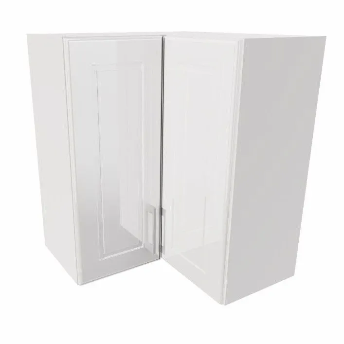 Szafka kuchenna narożna 60 NATALIA WRN P/L biała z półkami | MIRAT.  kolekcja NATALIA