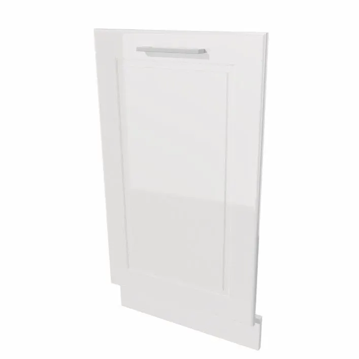 Front do zabudowy zmywarki 45 NATALIA PZ biały z uchwytem | MIRAT.  kolekcja NATALIA