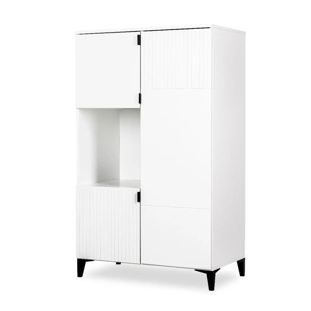 Komoda dla dzieci MIA MAXI biała/czarna polskiej produkcji I sklep meblowy MIRAT.  kolekcja MIA