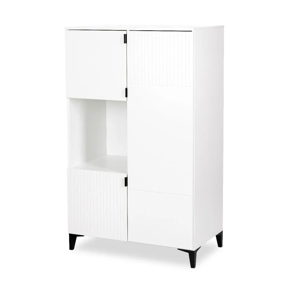 Komoda dla dzieci MIA MAXI biała/czarna polskiej produkcji I sklep meblowy MIRAT.  kolekcja MIA