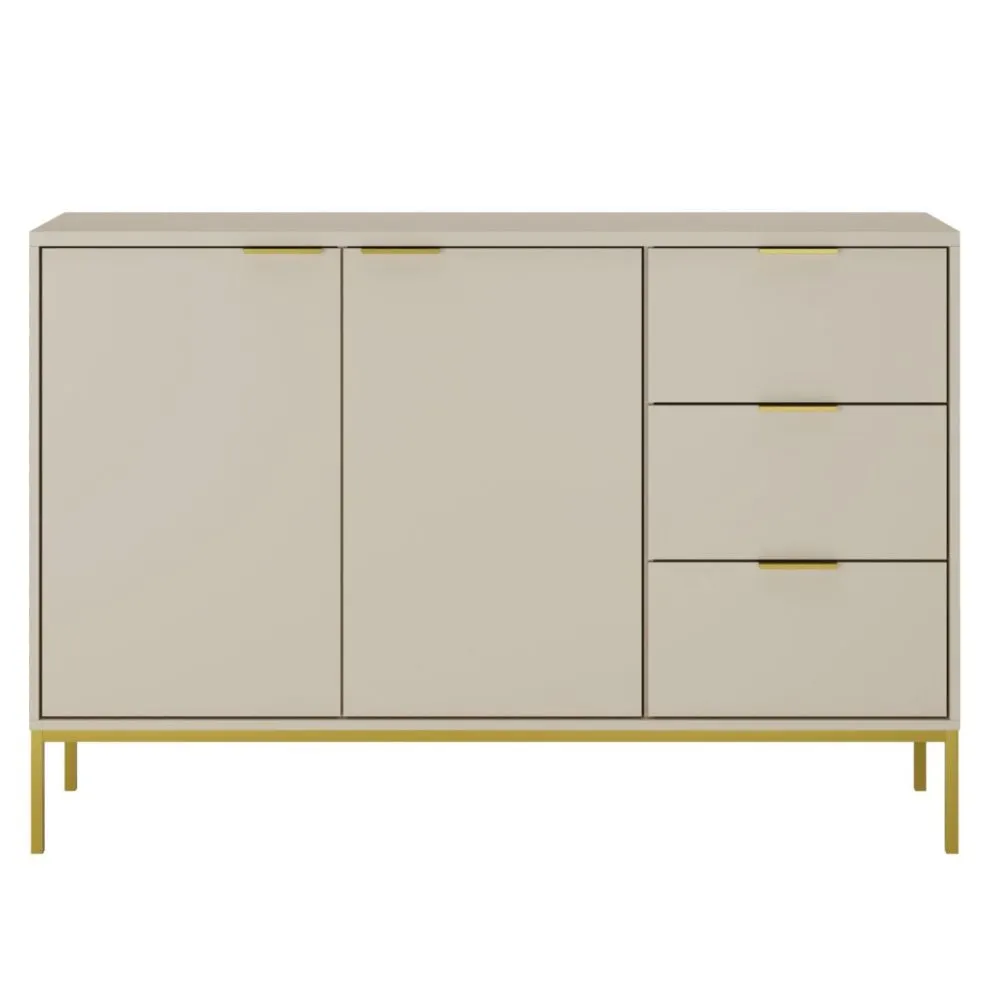 Komoda AUSTIN 150 kaszmir/złota polskiej produkcji I sklep meblowy MIRAT. styl GLAMOUR