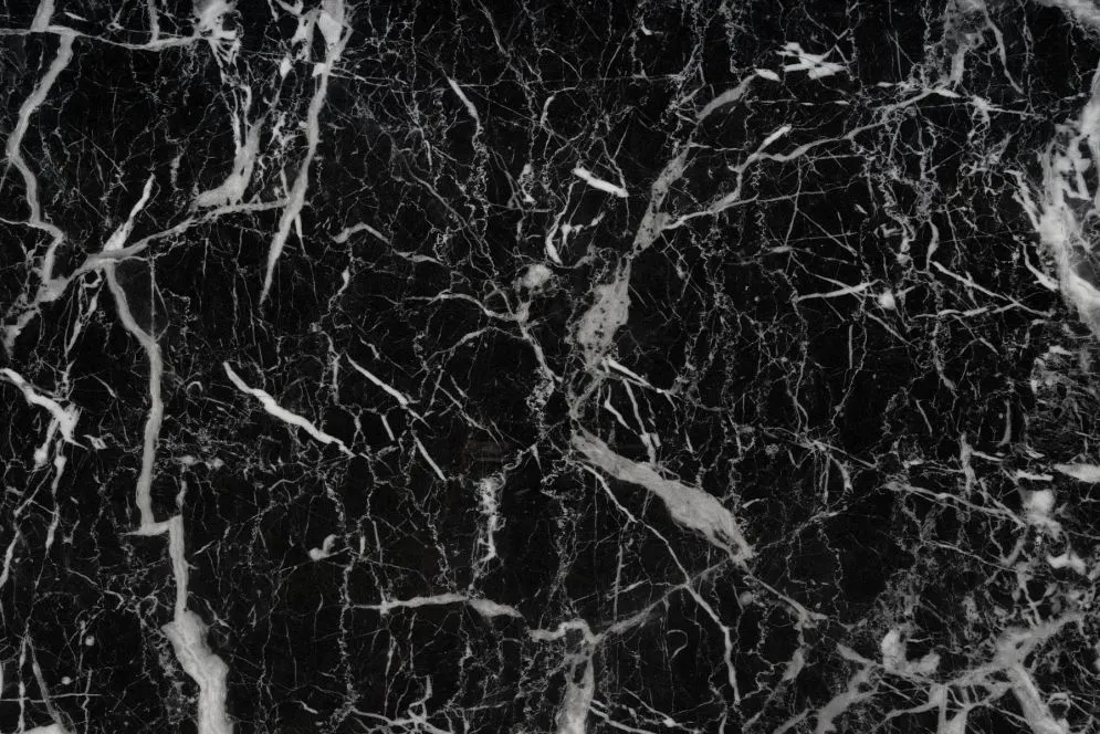 Stół KONAMI 160x90 czarny marmur/złoty w stylu glamour | MIRAT. styl GLAMOUR