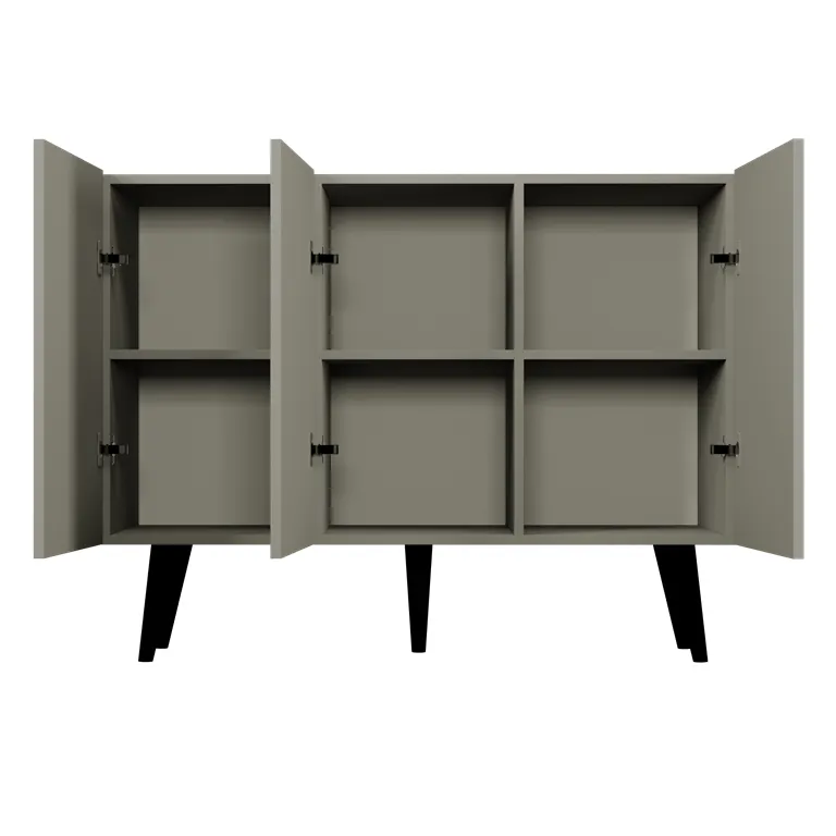 Komoda TORONTO szara z drzwiczkami I sklep meblowy MIRAT. styl SKANDYNAWSKI kolekcja TORONTO