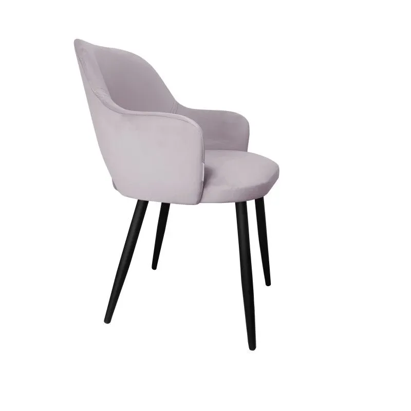 Krzesło NAPO VELVET jasno różowe welurowe I sklep meblowy MIRAT. styl LOFT