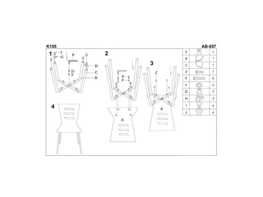 Krzesło K155 białe do jadalni Halmar | MIRAT. w stylu  kolekcja