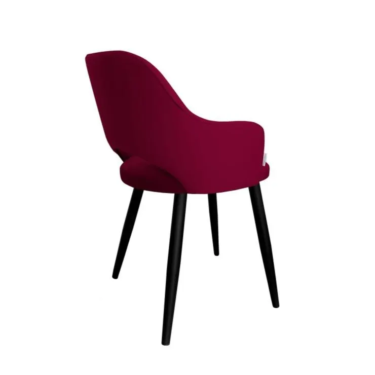 Krzesło NAPO VELVET bordowe nowoczesne | MIRAT.