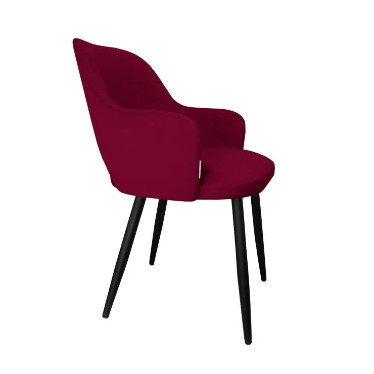 Krzesło NAPO VELVET bordowe nowoczesne | MIRAT.