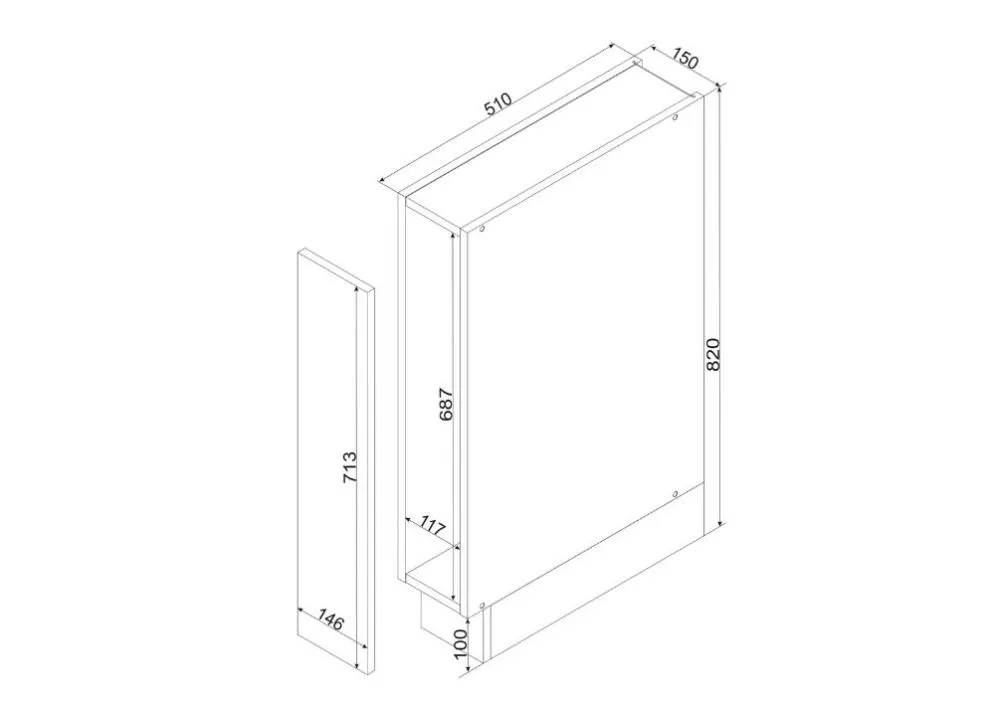 Szafka kuchenna stojąca CARGO 15 VITA D15 z koszem | MIRAT. kolekcja VITA