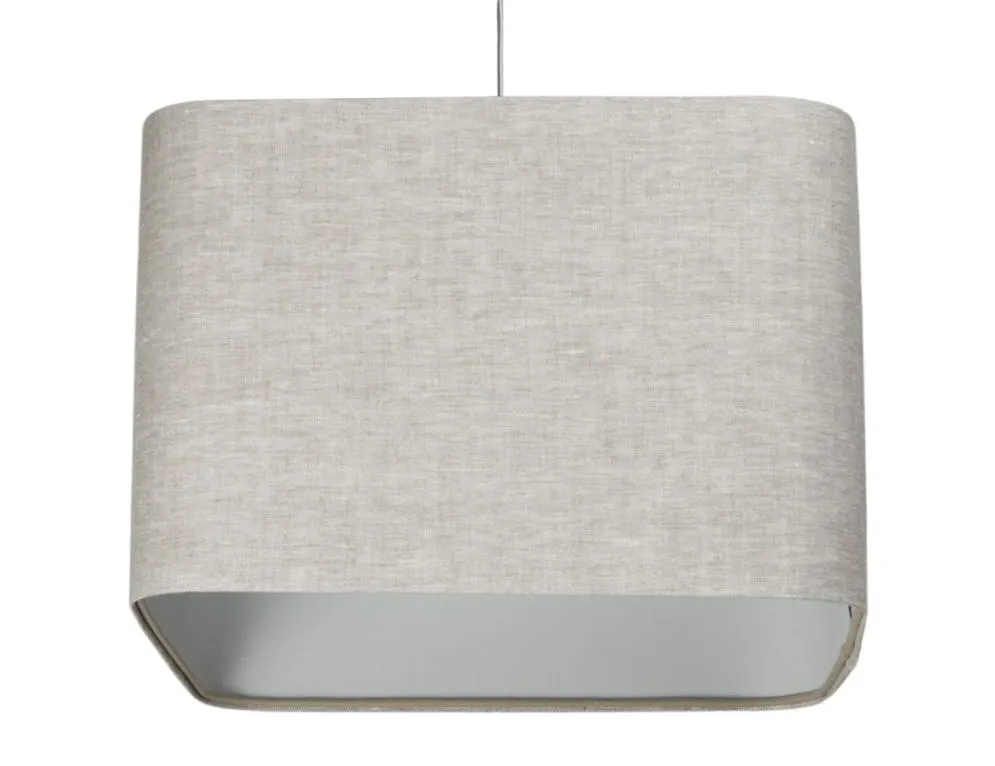 Lampa wisząca KWADRO LEN 010-40w30 beżowa/szara polska I sklep meblowy MIRAT.